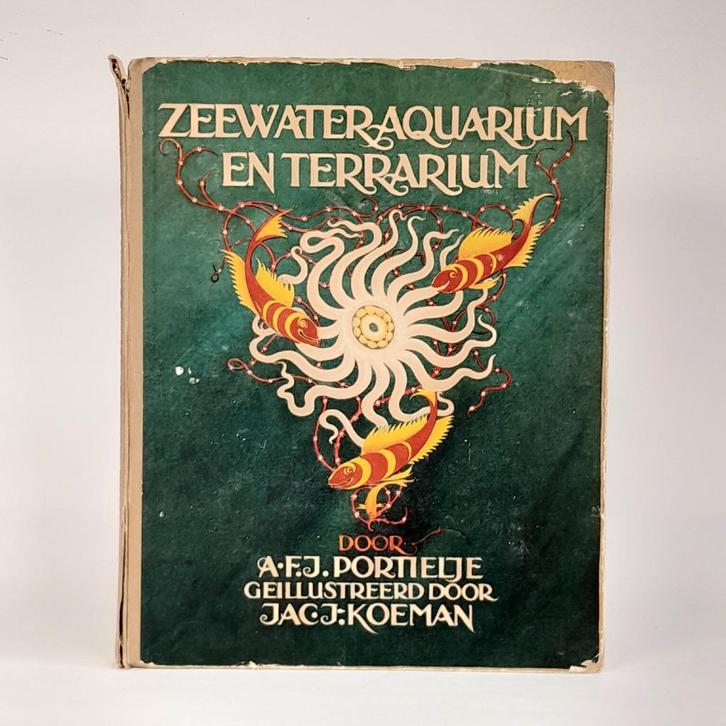 Verkade plaatjesalbum Zeewater Aquarium en Terrarium - 1930, Boeken, Prentenboeken en Plaatjesalbums, Gelezen, Plaatjesalbum, Ophalen of Verzenden