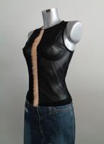 Day Birger et Mikkelsen top met bont maat M/L Nieuw, Kleding | Dames, Maat 38/40 (M), Zwart, Nieuw, Ophalen of Verzenden