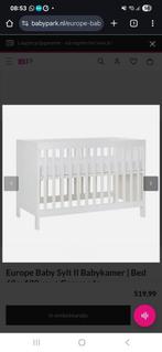 >> ZGAN Sylt ledikant wit 60 x 120 cm met heel goed matras, Kinderen en Baby's, Babywiegjes en Ledikanten, Ophalen, Zo goed als nieuw
