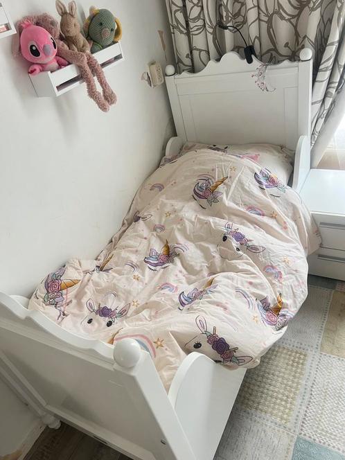 Kinderbed met matras  zo goed als nieuw €75, Kinderen en Baby's, Kinderkamer | Bedden, Zo goed als nieuw, 70 tot 85 cm, Matras