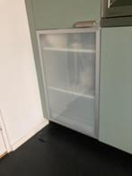 Ikea kastdeur AVSIKT, 90 x 59,5 cm, mat glas in rvs rand, Ophalen, Minder dan 80 cm, Overige typen, Minder dan 200 cm