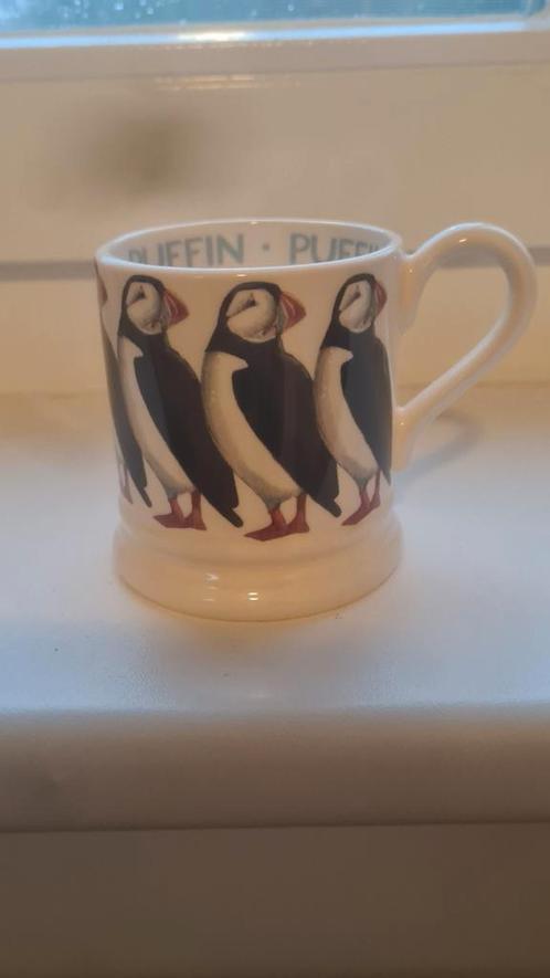 mok Puffins Emma Bridgewater 0.5 1/2 pint nieuw, Huis en Inrichting, Keuken | Servies, Nieuw, Kop(pen) en/of Schotel(s), Overige stijlen