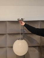 Plafon hang lamp bol zilver, Ophalen of Verzenden, Zo goed als nieuw, Minder dan 50 cm
