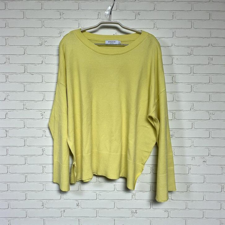 MSCH Copenhagen Trui Mt S/M Geel Oversized Dalinda Rachelle, Kleding | Dames, Truien en Vesten, Zo goed als nieuw, Maat 38/40 (M)