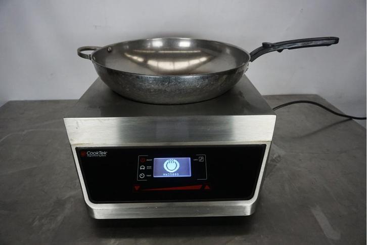 Cooktek elektrische inductie wok unit MW3500G, Zakelijke goederen, Horeca | Keukenapparatuur, Fornuis, Frituur en Grillen, Gebruikt
