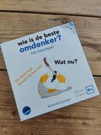 Spel Wie is de beste omdenker, Hobby en Vrije tijd, Gezelschapsspellen | Overige, Zo goed als nieuw, Ophalen