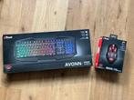 Trust Gaming toetsenbord en muis met led licht, Computers en Software, Toetsenborden, Ophalen of Verzenden, Zo goed als nieuw