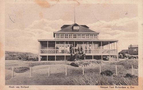 RW079 Hoek van Holland nieuwe tent Rotterdam aan zee 1917, Verzamelen, Ansichtkaarten | Nederland, Gelopen, Zuid-Holland, Voor 1920
