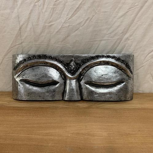 Houten boeddha paneel - handgemaakt – Nieuw bij TTM Wonen, Huis en Inrichting, Woonaccessoires | Wanddecoraties, Nieuw, Ophalen of Verzenden
