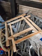 2x houten schragen opklapbaar, Tuin en Terras, Haardhout, Minder dan 3 m³, Ophalen of Verzenden