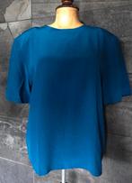 Prachtige nieuwe Christie & Jill zijden blouse blauw maat M, Kleding | Dames, Blouses en Tunieken, Ophalen of Verzenden, Nieuw