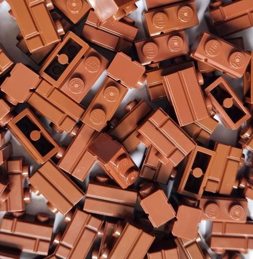 Lego 1x2 masonry brick, Reddish brown (per 100), Kinderen en Baby's, Speelgoed | Duplo en Lego, Nieuw, Lego, Losse stenen, Verzenden