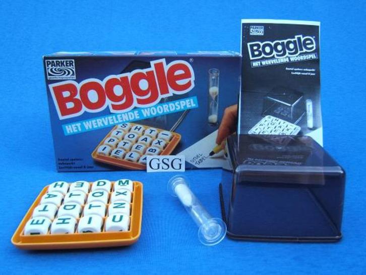 Boggle nr. 000164-02, Hobby en Vrije tijd, Gezelschapsspellen | Overige, Zo goed als nieuw, Ophalen