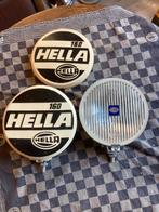 Oldtimer 2 Hella witte mistlampen met covers 160, Auto-onderdelen, Verlichting, Ophalen of Verzenden, Gebruikt