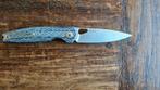 GiantMouse ACE REO blue denim micarta zakmes, Verzenden, Nieuw