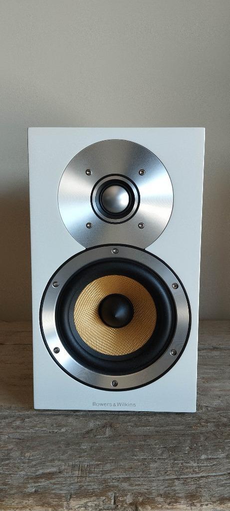 Bowers & Wilkins CM 1 Speakers + GERESEVEERD 350€, Audio, Tv en Foto, Luidsprekers, Zo goed als nieuw, Front, Rear of Stereo speakers