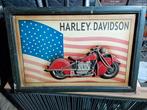 Harley Davidson bord 60x40, Gebruikt, Ophalen of Verzenden