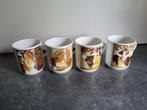 Monopoli art nouveau mokken, Huis en Inrichting, Keuken | Servies, Gebruikt, Ophalen of Verzenden, Overige stijlen, Kop(pen) en/of Schotel(s)