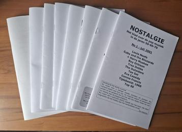 Nostalgie - Het blad over de pop muziek in de jaren 50-60-70 beschikbaar voor biedingen
