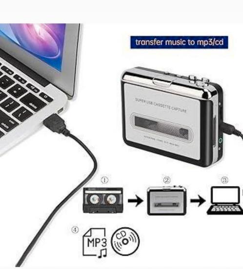 Cassette audio tapes digitaliseren CD MP3. USB Stick, Audio, Tv en Foto, Cassettedecks, Overige merken, Ophalen of Verzenden