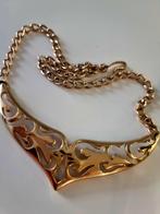 Vintage 1980 verguld 18kt gemerkt Monet ketting, Ophalen of Verzenden, Goud, Ketting, Verguld