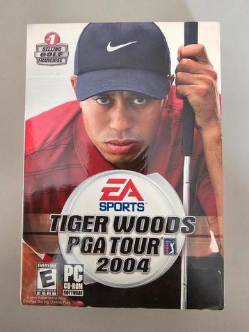 Pc game Tiger Woods PGA Tour 2004 Golf big box game beschikbaar voor biedingen