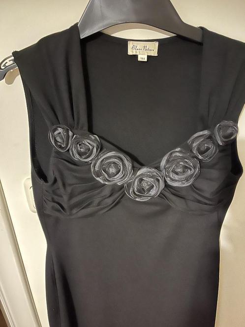 cocktail jurk Blanc Nature, Kleding | Dames, Jurken, Zo goed als nieuw, Maat 38/40 (M), Zwart, Knielengte, Ophalen of Verzenden