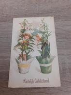 Verjaardagskaart jongen meisje 1934, Verzamelen, Ansichtkaarten | Themakaarten, Ophalen of Verzenden, 1920 tot 1940, Kinderen