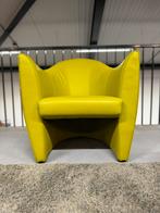 Nieuw Leolux Sjamaan fauteuil Lime Senso leer design stoel, Huis en Inrichting, Fauteuils, Ophalen of Verzenden, Nieuw, Leer