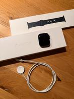 Apple Watch Series 7 - 45mm, Sieraden, Tassen en Uiterlijk, Smartwatches, Gebruikt, Hartslag, Zwart, IOS