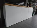 Besta tv meubel met massief eiken plank, Huis en Inrichting, Kasten | Televisiemeubels, 150 tot 200 cm, Minder dan 100 cm, 25 tot 50 cm