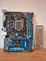 ASUS P8875-M LX Plus moederbord, Computers en Software, Moederborden, DDR3, Ophalen of Verzenden, Zo goed als nieuw, Micro-ATX