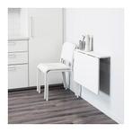 Handige inklapbare wandtafel Ikea NORBERG, Ophalen, 50 tot 100 cm, Zo goed als nieuw, Modern