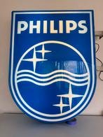 PHILIPS oude reclame lichtbak XL, Gebruikt, Ophalen of Verzenden, Lichtbak of (neon) lamp