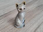 Prachtig lief Antiek Vintage Chinees Cloisonne Katje Poesje, Ophalen of Verzenden, Gebruikt, Dier