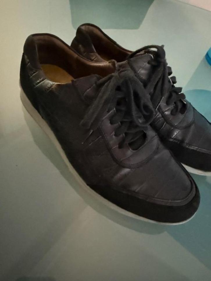 GIJS zwarte sneakers maat 43, izgst, comfortabel, Kleding | Heren, Schoenen, Zo goed als nieuw, Sneakers of Gympen, Zwart, Ophalen of Verzenden