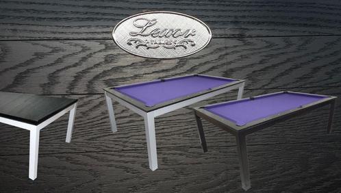 Lexor Pooltafel Dinner Natural Black Oak 6ft Pooltafelland, Sport en Fitness, Biljarten en Poolen, Nieuw, Pooltafel, Verzenden