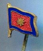 email op koper scheepsvlag speldje ( U_408 ), Verzenden, Zo goed als nieuw, Transport, Speldje of Pin