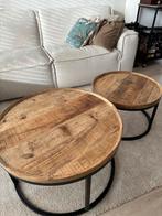 Set van ronde salontafels, Ophalen, Rond, 50 tot 100 cm, Zo goed als nieuw