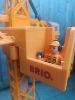 BRIO Hijskraan, Treinrails & Werkende Treinen – Complete Set, Ophalen, Gebruikt