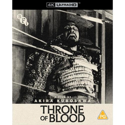 Throne of Blood 4K UHD/Ultra HD Blu-Ray UK (Geseald), Cd's en Dvd's, Blu-ray, Nieuw in verpakking, Actie, Ophalen of Verzenden