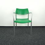 Amat Splash stoel | vergaderstoel | kantinestoel | groen, Gebruikt, Overige kleuren, Ophalen of Verzenden, Metaal