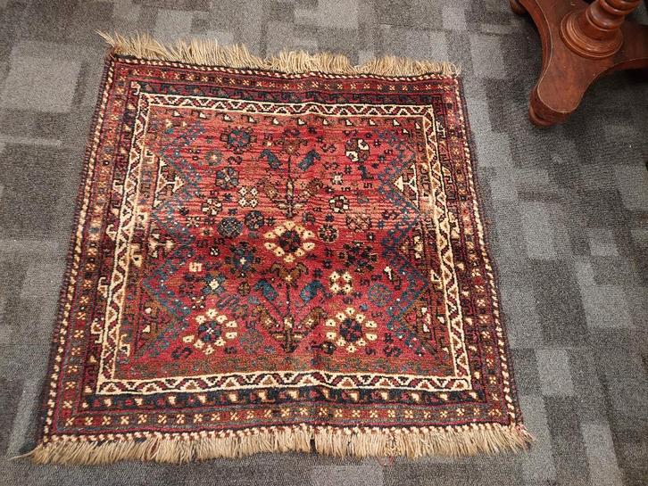 Oosters tapijt, Hamadan loper lxb = 102x100 cm., Antiek en Kunst, Antiek | Kleden en Textiel, Ophalen of Verzenden