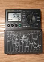 Digitale wereldtijdklok met uitklapbare wereldkaart., Ophalen of Verzenden