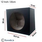 Subwoofer kist MDF 12 inch 30 Cm 27 Liter Carbon Look, ., Nieuw, Ophalen of Verzenden, .