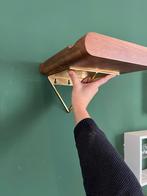 Wand Fietsenhouder Made - Walnoot & Goud, Ophalen, Nieuw