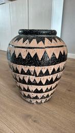 Toffe ptmd pot/ pot&mand/bohemian/africa, Ophalen of Verzenden, Zo goed als nieuw, Rond, Riet