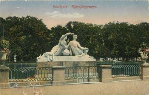 (381-355-027) Stuttgart Nymphengruppe, Verzamelen, Ansichtkaarten | Buitenland, Duitsland, Verzenden