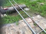 ladder industrieel geheel van metaal lengte 390 cm breed 45, Antiek en Kunst, Ophalen of Verzenden