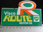 sticker visco route BP motor oil logo olie, Verzenden, Zo goed als nieuw, Merk